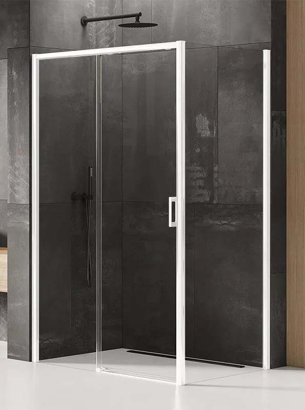 New Trendy Prime White Kabina Prostokątna L 160x80x200 Czyste 6mm Active Shield (D-0412A/D-0219B)